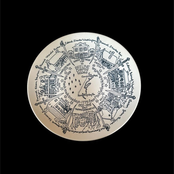 Vintage Charles Town West Virginia Historical Plate Kettlesprings Kilns 10” - Picture 1 of 6